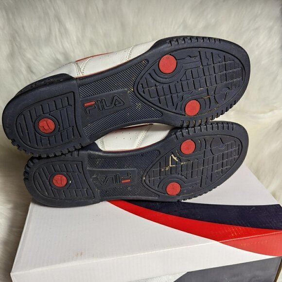 Fila Men's Original Fitness 11F16LT-150 White Lace Up Sneaker Shoes Size 9 - Picture 5 of 12